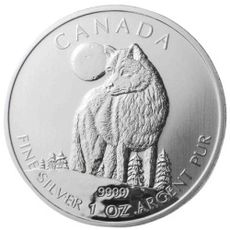 1 oz Ag Maple Leaf - Wolf 2011 5 CAD