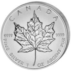 1 oz Ag Maple Leaf 5 CAD