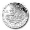 1 oz Ag Lunar II Tiger 2010